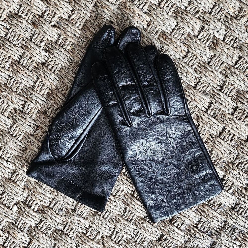 Coach Leather Gloves